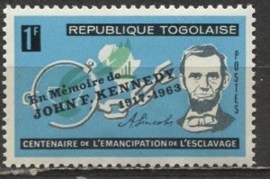 Togo; 1964: Sc. # 474; MNH Single Stamp