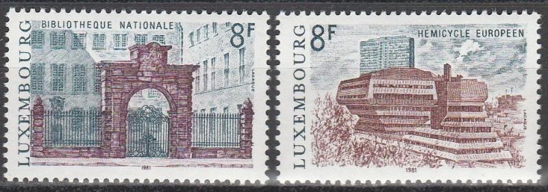 Luxembourg #655-6 MNH  (S3084)