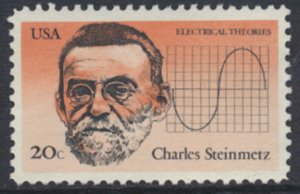 USA SC# 2055  used Charles Steinmetz  Electrical Theory see scan /detail  