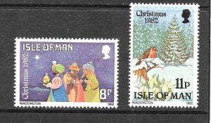 Isle of Man  (1982)  - Scott # 221 - 222,