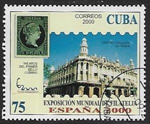 Cuba # 4106 - World Stamp Exhibition -  Centro Gallego - unused / CTO...{R6}