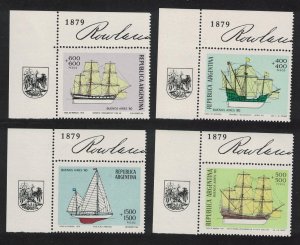 Argentina Sailing Ships 'Buenos Aires '80' Stamp Exhibition 4v 1979 MNH