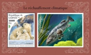 Guinea - 2018 Global Warming - Stamp Souvenir Sheet - GU18502b