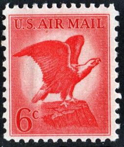 SC#C67 6¢ Bald Eagle: Untagged (1963) MNH