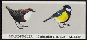 Norway 762a Booklet MNH Birds