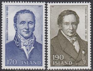Iceland 539-40 MNH - Stephensen and Magnusson