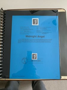 USPS Souvenir Page Scott , 1996 midnight angel