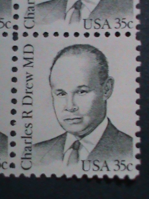 ​UNITED STATES-1981-SC#1865- CHARLES R. DREW MD BLOCK OF 4 STAMPS-MNH -VF