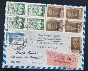 1959 Buenos Aires Argentina Airmail Cover To Berlin Germany