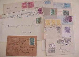 AUSTRIA  11 INFLATION COVERS 1922-1924