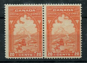 #3 Special Delivery pair POST OFFICE FRESH F MNH Cat $100 mint Canada