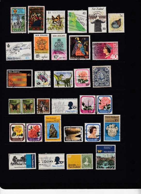 NEW ZEALAND - Small Collection of 103  Different Stamps  - 5 cents each