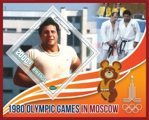 Stamps. Olympic Games 1980 in Moscow  2019 year 6 sheets perforated