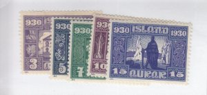 Iceland: Sc #152-156, MH (S18965)