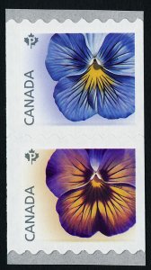 Canada 2811a MNH Flowers, Pansies