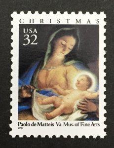 U.S. 1996 #3107, Madonna & Child, MNH.