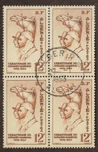 ALGERIA SC# 249 VF U 1952 Block of 4