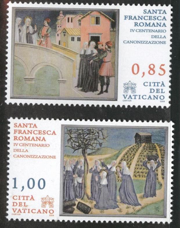 Vatican City Scott 1413-1414  MNH** 2009  set