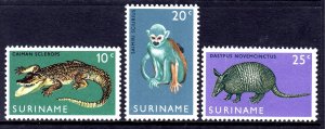 Suriname 1969 Wildlife Complete Mint MNH Set SC 362-364