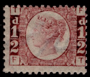 GB QV SG48, ½d rose-red plate 5, M MINT. Cat £110. FT