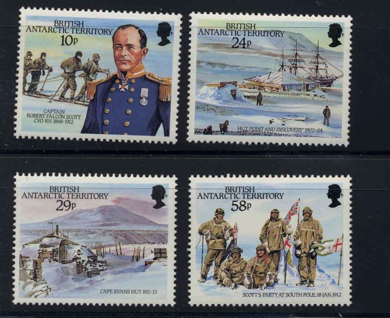 British Antarctic Scott 137-140 MNH!