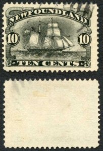 Newfoundland SG54 10c Fine Used Cat 75 pounds