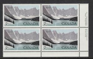 Canada #936 LR PL BL Banff National Park $2 MNH