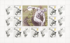 Czech Republic 2023 MNH Stamps Mini Sheet Discobolus Art Sculpture Sport