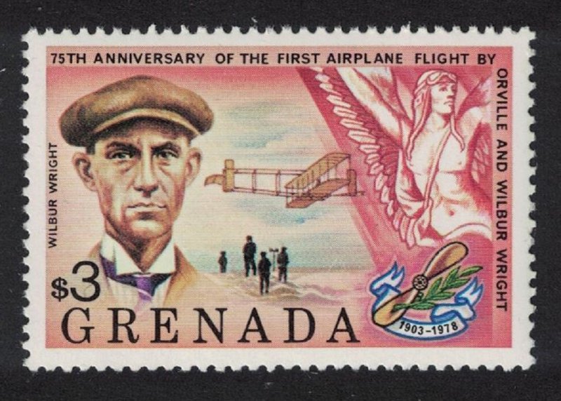 Grenada Naked Goddess Wilbur Wright $3 1978 MNH SG#968