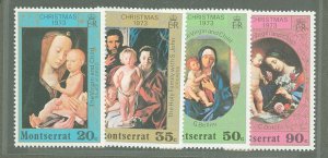 Montserrat #296-299 Mint (NH) Multiple