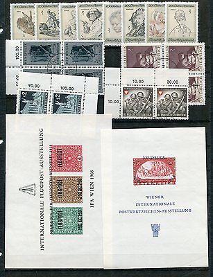 Austria  Mint VF and 95% NH  collection