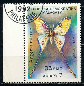 Malagasy Republic #1081 Single Butterfly CTO
