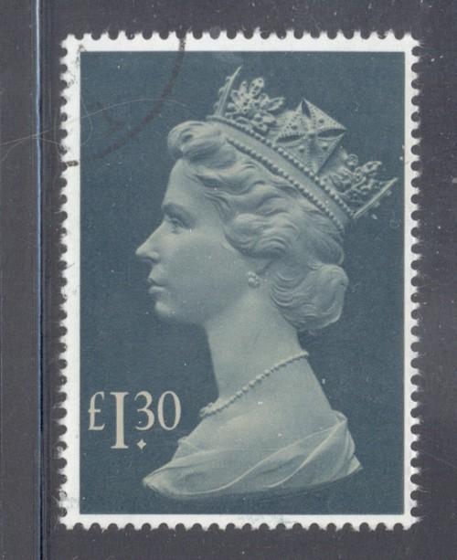 Great Britain Sc MH170 1983 £1.30 QE II Machin Head stamp used