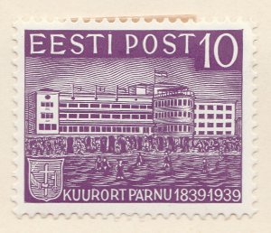 1939 ESTONIA 10s MH* Stamp A30P7F41002-