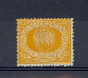 San Marino Scott 4 Mint hinged (Catalog Value $190.00)