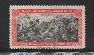 German Collector Stamp K&K Infantry Regiment Baron von Conrad #39 - NG  