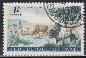 Mali 17 CTO 1961 Herding Cattle