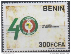 Benin 2015 Joint Issue Joint Issue ECOWAS 40 years 40 years-