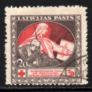 Latvia #B1    used