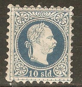 Austria Off. Turkey 7f Mi 4 II A MNH F/VF 1876 SCV $210.00