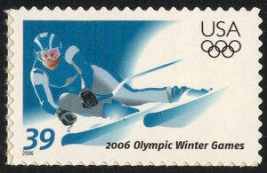 USA Sc. 3995 39c Winter Olympics 2006 MNH single