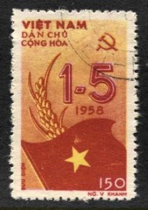 STAMP STATION PERTH North Vietnam #70 General Issue Used 1958