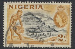 Nigeria  SG 72 SC# 83 Used  QEII 1953   Tin Mining please see scan