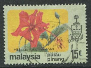 STAMP STATION PERTH Penang #85 Flower Type Definitive Used 1979