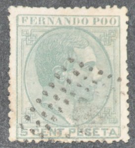 DYNAMITE Stamps: Fernando PO Scott #2 – USED