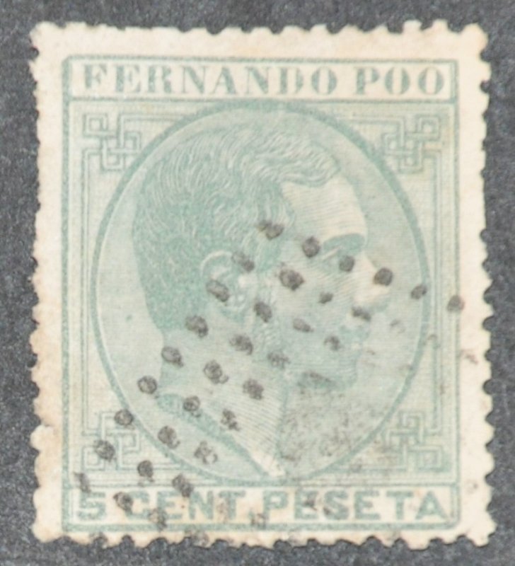 DYNAMITE Stamps: Fernando PO Scott #2 – USED