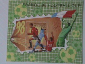 AFGHANISTAN-WORLD CUP SOCCER-FRANCE'98 S/S- MNH VF WE SHIP TO WORLD WIDE