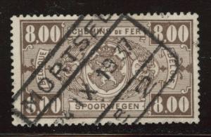 Belgium Parcel Post Scott Q166 Used 1923