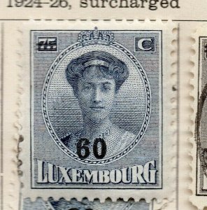 Luxemburg 1927-28 Early Issue Fine Mint Hinged 60c. Surcharged NW-191825