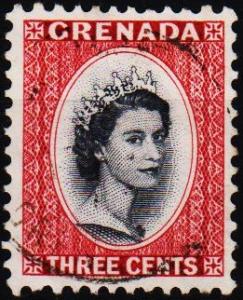 Grenada. 1953 3c S.G.195 Fine Used